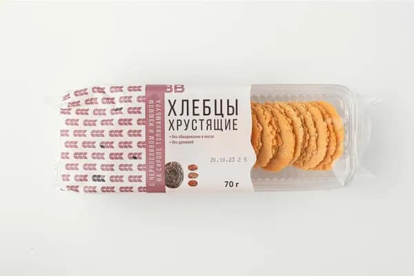 Хлебцы с черносливом и изюмом