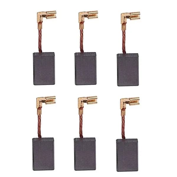6 угольных щеток CB-325 для угловой шлифовальной машины 9553-9554NB 9557NB 9558PB HR2810