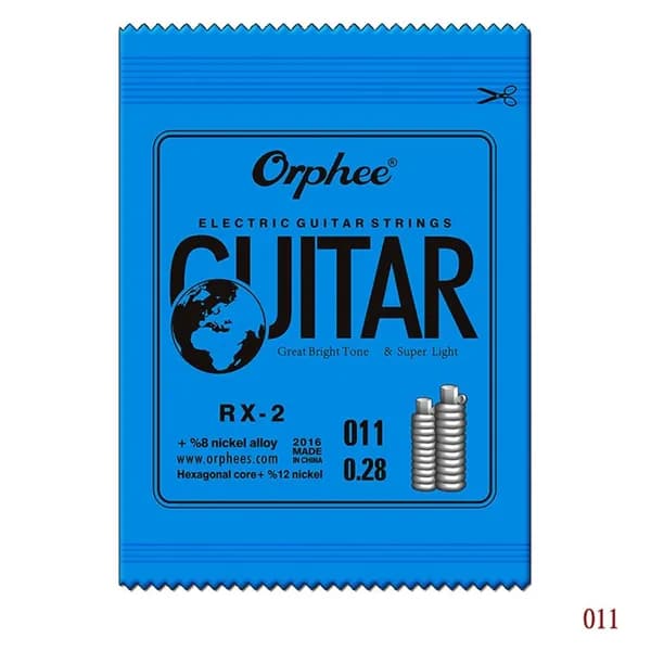 Струны для электрогитары Orphee E B G D A, одиночная струна, сверхлегкий калибр 009-042