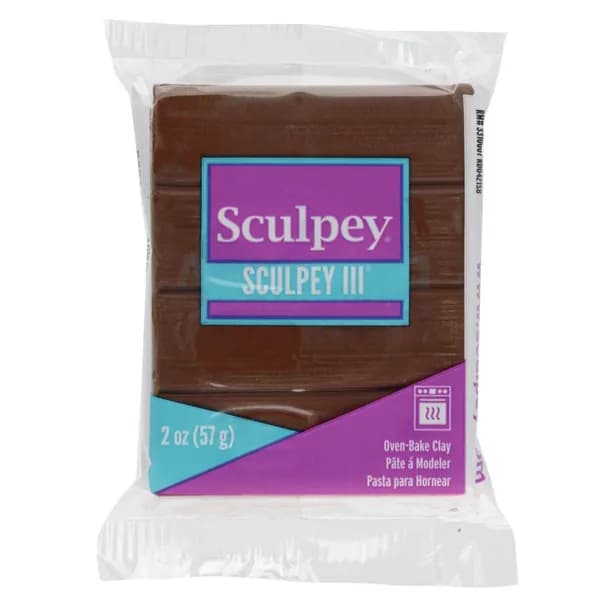 Полимерная глина Sculpey III 053 цвет шоколадный 57 гр.