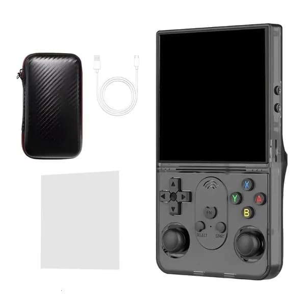 Портативная игровая консоль 4 дюйма, Черный - 64G