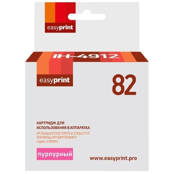 Картридж для струйного принтера EasyPrint IH-4912/HP 82