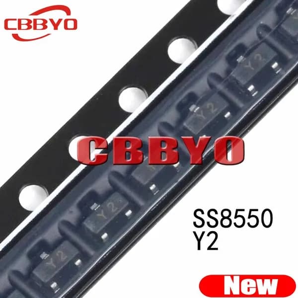 100шт/упак SS8550 MMBT8550 SMD Y2 SOT-23 transistor новый