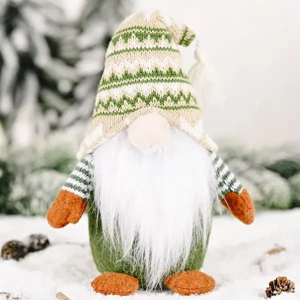Елочная игрушка Санта Клаус салатовый 1 шт.