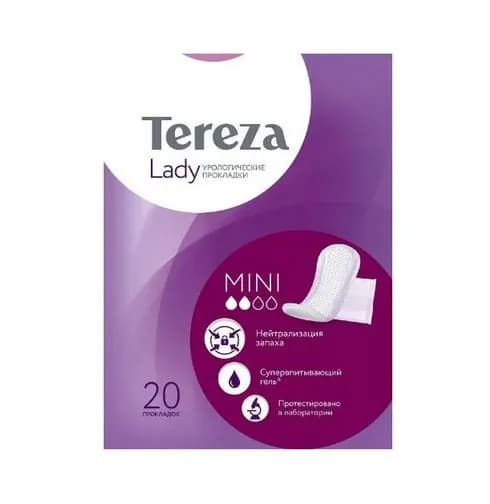 TerezaLady Прокладки урологические Mini, 20 шт, 1 уп