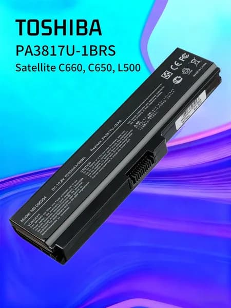 Toshiba Аккумулятор для ноутбука 4200 мАч, (Аккумулятор для Toshiba PA3817U-1BRS / Satellite C660, C650, L500)