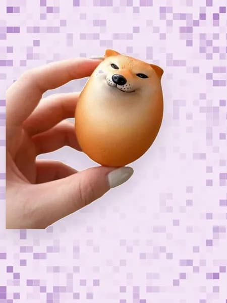 Смешная игрушка-антистресс для собак из ПУ, - Собачье яйцо