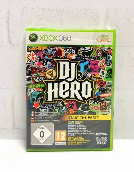 Dj Hero Английский язык Видеоигра на диске Xbox 360. Товар уцененный