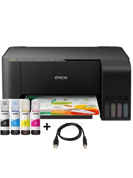 Epson МФУ Струйное L3258, черный, бронза