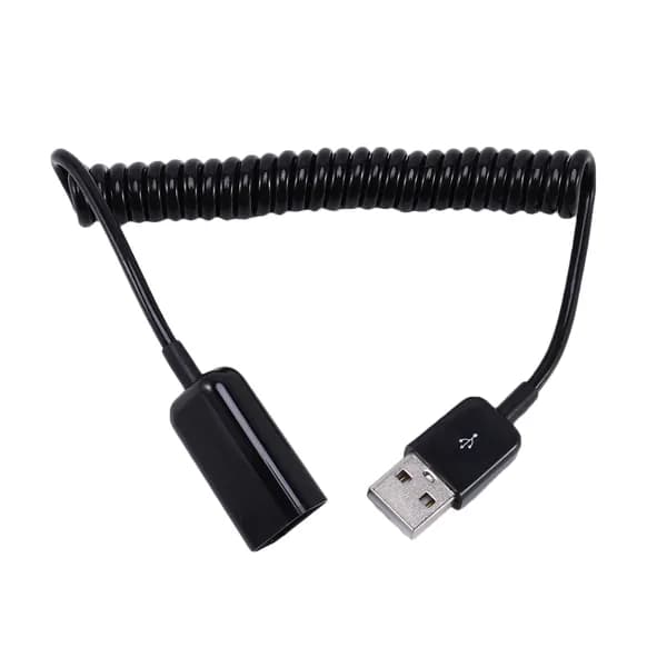 Спиральный спиральный USB-адаптер A-папа на A-мама, кабель-адаптер 1 м 3 фута