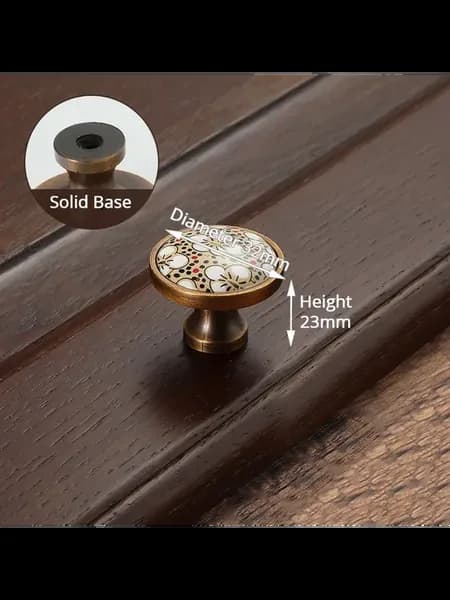 Ручки для шкафов керамические бронзовые, Handle-1105FG