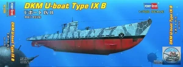 HOBBYBOSS 87006 1:700 Комплект Scale Dkm U-Boat Tipo Ix B Model Корабль