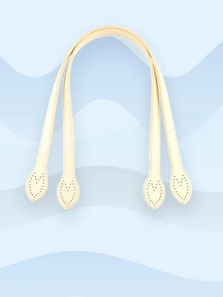 Ремень для сумки из искусственной кожи, 2 шт., Бежевый