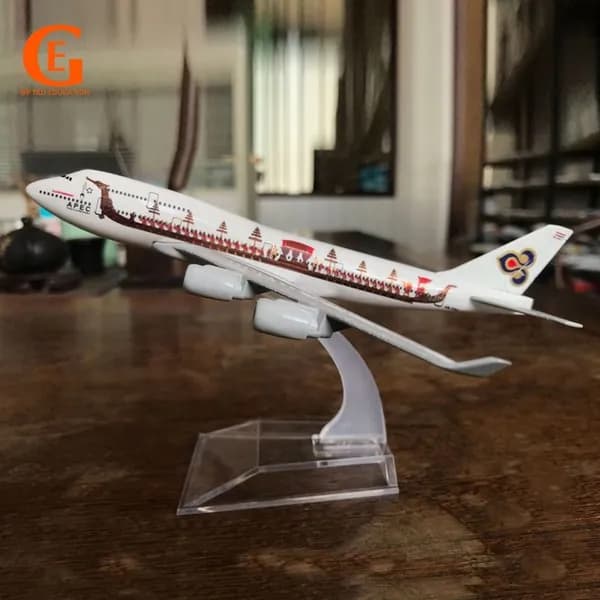 Металлическая Модель Самолета Боинг 747, Авиакомпании Таиланда B747