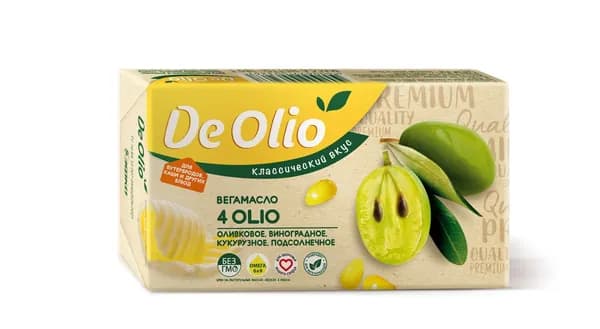 Вегамасло De Olio 4 масла 72.5%, 180г