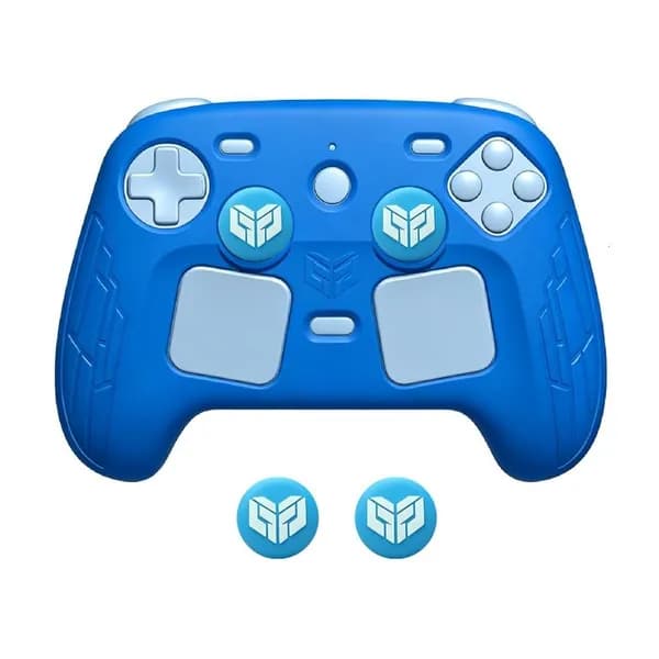 Чехол для Steam Controller 2 с силиконовой накладкой и насадками, Синий