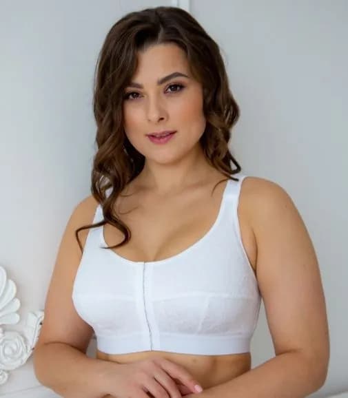 Бюстгальтер ортопедический после мастэктомии 0833 Valeria белый 85F