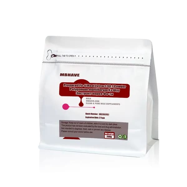 250 г Prepared Fo-ti Root Extract 30:1 Powder Polygonum multiflorum Хэ Шуу Экстракт корня Фо-ти