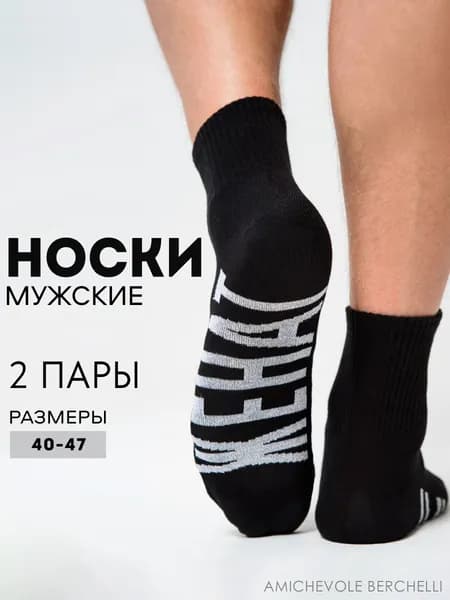 Носки AMICHEVOLE BERCHELLI мужские мужские, 2 пары