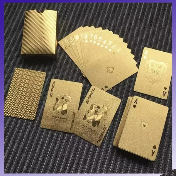 Карты Неоновые Игральные 54 Шт, / Подарочные Для Покера, Карточных Игр,водонепроница