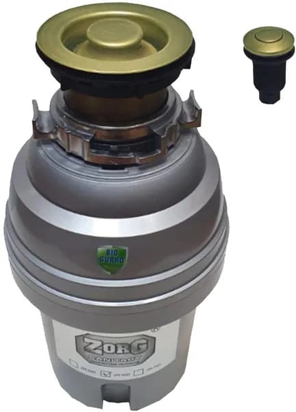 Измельчитель отходов Zorg ZR-75 D BRONZE электрический, нержавеющая сталь