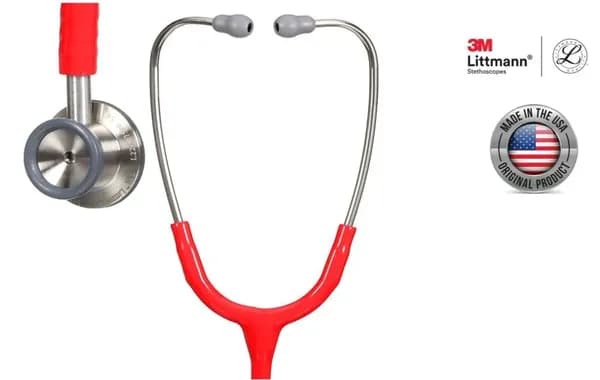 Неонатальный стетоскоп 3M Littmann Classic II 2114R, 28 дюймов, красный шланг