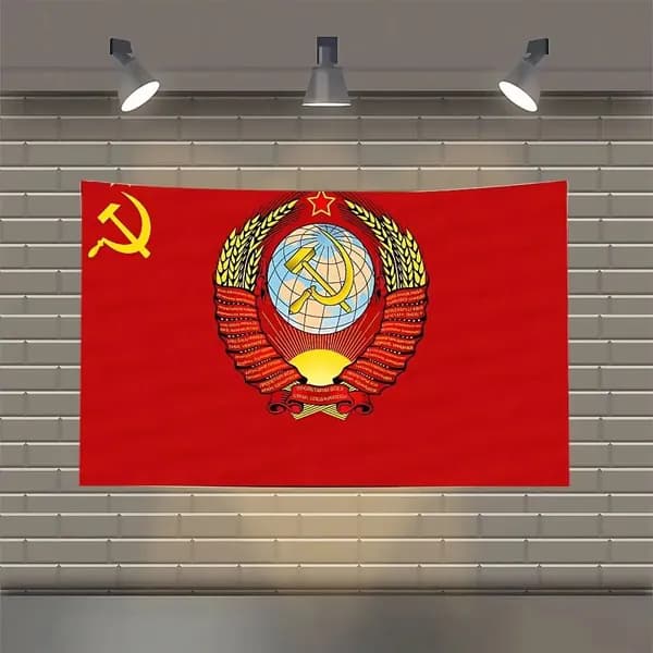 Флаг СССР, советские флаги, декор для комнаты, уличный , персонализированные изделия, спален, домашний гобелен.
