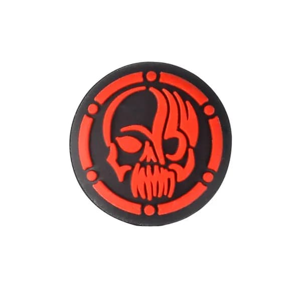Защитные силиконовые накладки для джойстика PS5 DualSense, PS4 DualShock, Xbox 360 Xbox One Series Red Scull