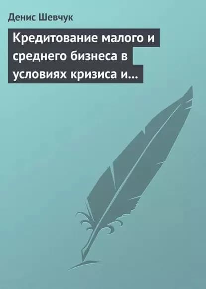 Кредитование малого и среднего бизнеса в условиях кризиса и финансовой нестабильности | Шевчук Денис Александрович | Электронная книга