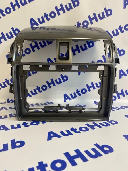 Переходная рамка для магнитолы Toyota Corolla 10 E140 E150 2006-2013 ( Цвет: серый, 9 дюймов)