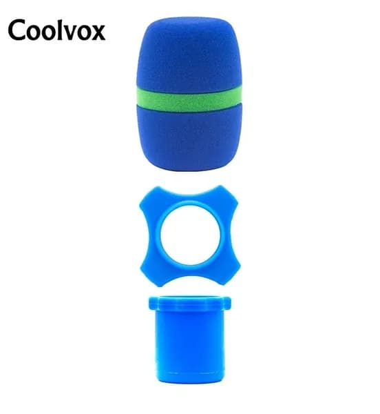coolvox Аксессуар для микрофона концертный 1 комплектSCMWLS, синий