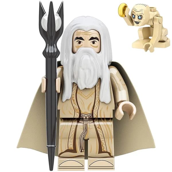 Фигурка Lord of the Rings Властелин Колец, Саруман и Голлум, конструктор