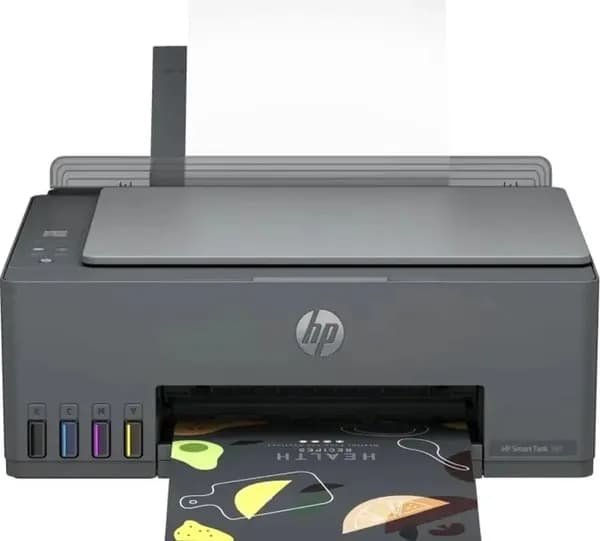 МФУ струйный HP Smart Tank 581 (4A8D4A) A4 color, p/s/c, 12/5 ppm (mono/color), 1200dpi, cover, USB