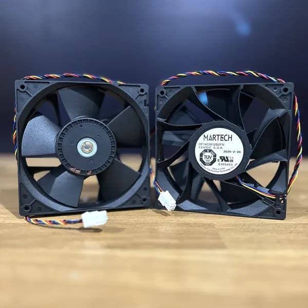 Вентилятор Martech 140мм S21+ S21Pro S21XP DF1403812B2FN 12v 5A 7000 оборотов кулер