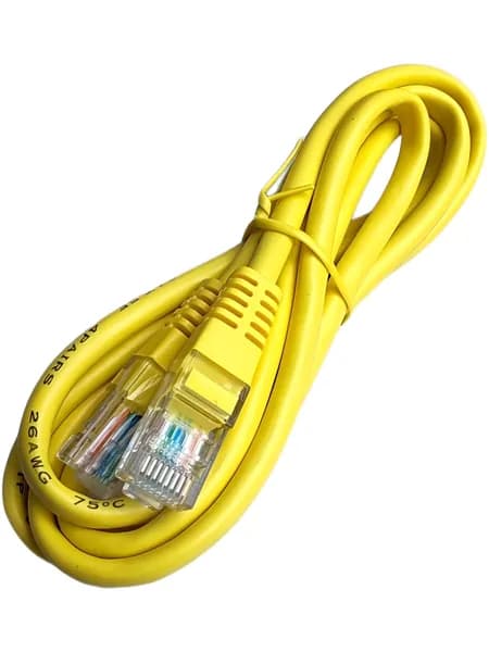 Кабель для интернет-соединения RJ-45/RJ-45, 1.4 м, желтый