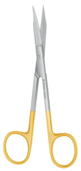 Ножницы Scissors Goldman-Fox #5081 Perma Sharp изогнутые 1 зубчатое лезвие 125 см Hu-Friedy