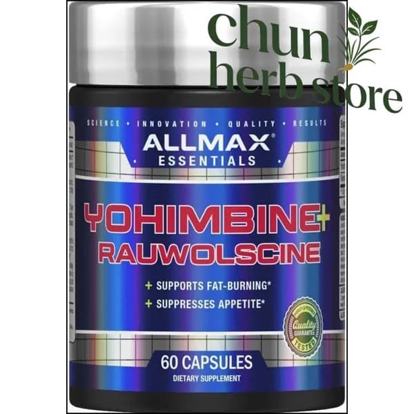 Йохимбин ALLMAX Yohimbine Rauwolscine 60 капсул из США, доставка почтой-
