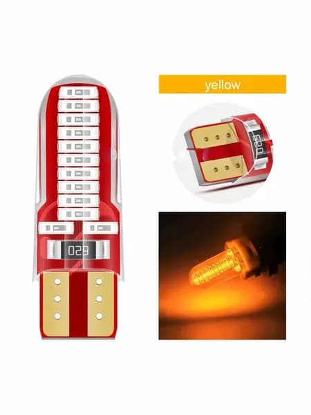 Лампа автомобильная T10, W5W/T10, 4 шт. арт. W5W_24 SMD