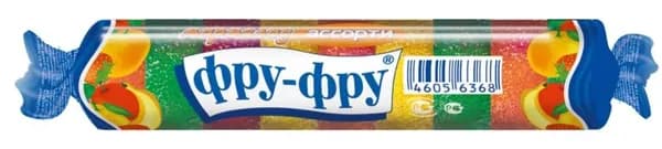 Мармелад ФРУ ФРУ Фруктовое ассорти трубочки, 35г