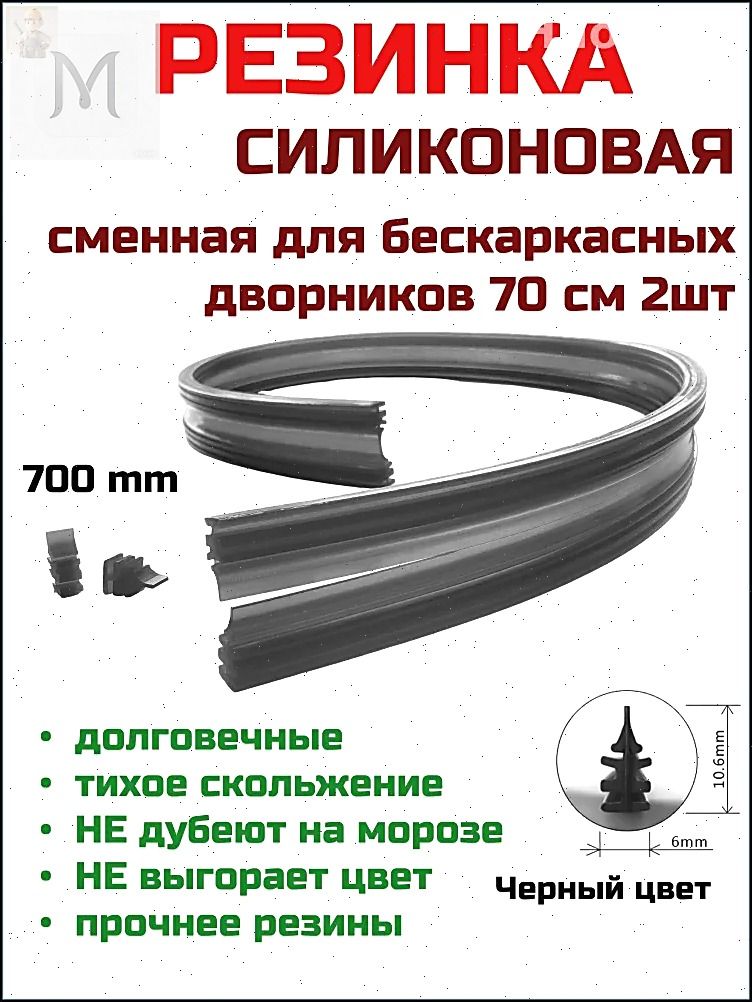 Стеклоочиститель качественный, резинка