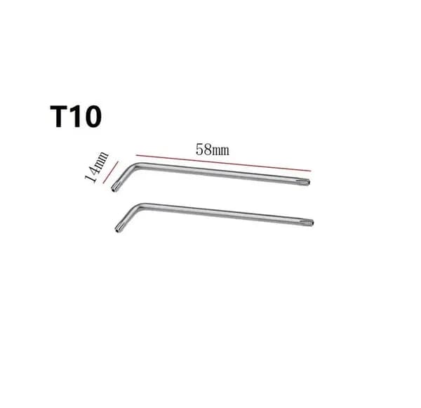T30 T20 T25 T10 T15 Двухсторонняя мини-отвертка Torx с двойным концом, гаечный ключ, инструмент