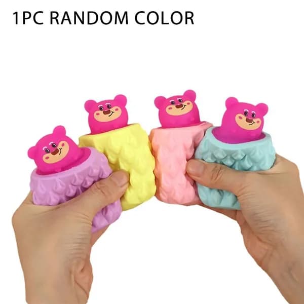 Игрушка для снятия стресса с чашкой кролика