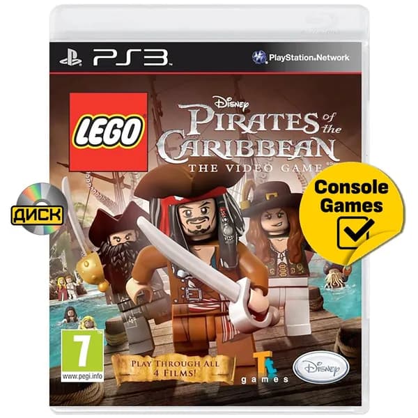 Игра PS3 Lego Pirates Of Caribbean (LEGO Пираты Карибского Моря) (PlayStation 3