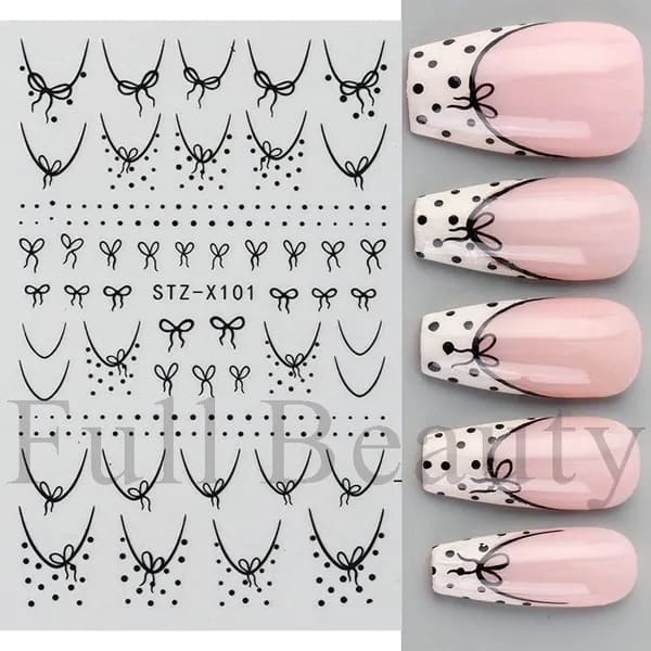 Винно-красные классические наклейки для ногтей kiss в социальных сетях sweet cool style self