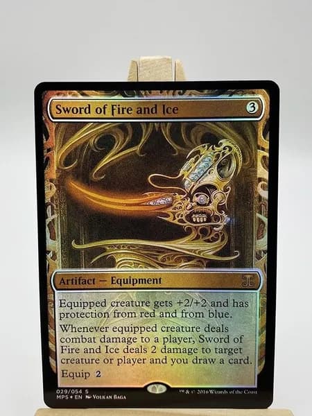 Магия сбора прокси-карт Высококачественные нефольговые карты Sword of Fire and Ice MPS#29 фольга