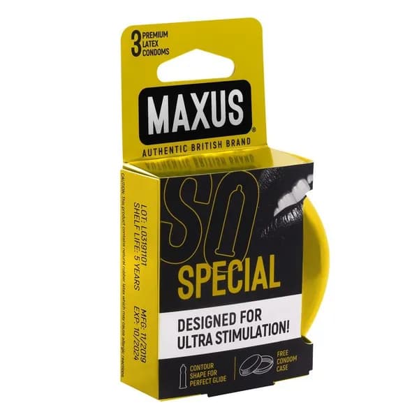 MAXUS Презервативы MAXUS Special, точечно-ребристые 3 шт. 0