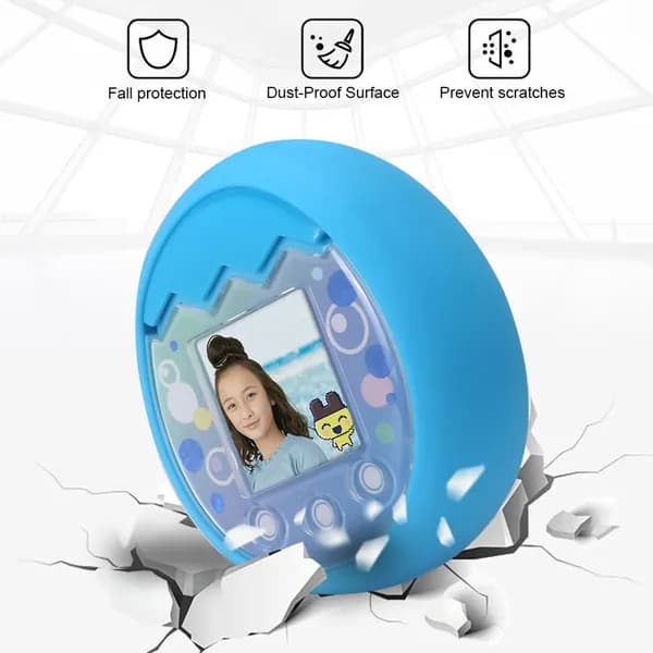 Силиконовый чехол для Tamagotchi Pix с рисунком радуги, водонепроницаемый и противоударный