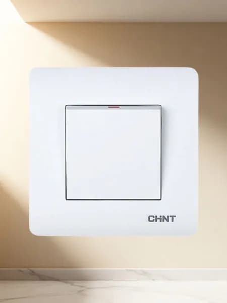 CHINT 1-клавишный выключатель 10А 250В NEW3 (CHINT) 715377 NEW3-E00100