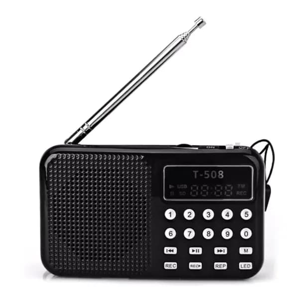 Портативное FM-радио T508 c LED-дисплеем и поддержкой USB/TF