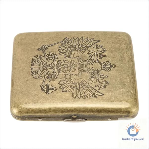 Ретро портсигар 20 емкость двуглавый орел узор двуглавый орел портсигар для улицы
